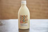 鮫川村産大豆を100%使用　豆乳